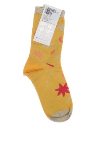 Чорапи, Размер S, Цвят Жълт, Цена 16,20 лв.