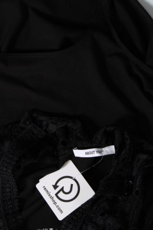 Дамска блуза - боди About You, Размер S, Цвят Черен, Цена 13,80 лв.