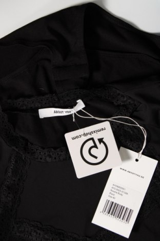 Дамска блуза - боди About You, Размер M, Цвят Черен, Цена 13,95 лв.