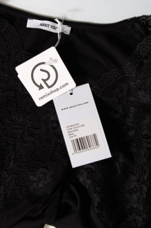 Γυναικεία μπλούζα-Κορμάκι About You, Μέγεθος M, Χρώμα Μαύρο, Τιμή 5,93 €