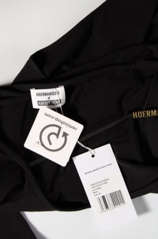 Дамска блуза - боди Hoermanseder x About You, Размер M, Цвят Черен, Цена 34,65 лв.