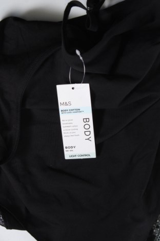 Γυναικεία μπλούζα-Κορμάκι Marks & Spencer, Μέγεθος M, Χρώμα Μαύρο, Τιμή 8,30 €
