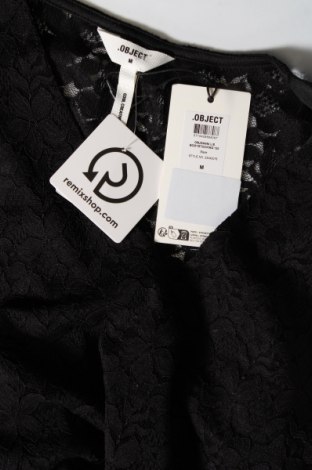 Дамска блуза - боди Object, Размер M, Цвят Черен, Цена 23,10 лв.