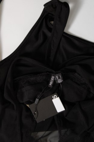 Дамска блуза - боди Pieces, Размер S, Цвят Черен, Цена 13,80 лв.