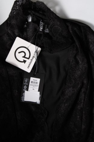Γυναικεία μπλούζα-Κορμάκι Pieces, Μέγεθος XS, Χρώμα Μαύρο, Τιμή 5,93 €