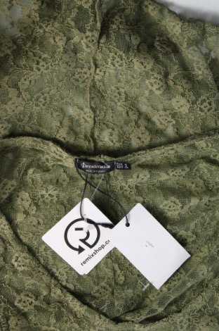 Дамска блуза - боди Stradivarius, Размер M, Цвят Зелен, Цена 16,72 лв.