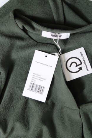 Дамска блуза About You, Размер XS, Цвят Зелен, Цена 11,50 лв.