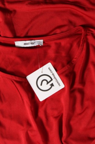 Γυναικεία μπλούζα About You, Μέγεθος L, Χρώμα Κόκκινο, Τιμή 11,86 €