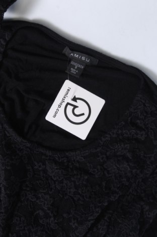 Γυναικεία μπλούζα Amisu, Μέγεθος S, Χρώμα Μαύρο, Τιμή 5,40 €