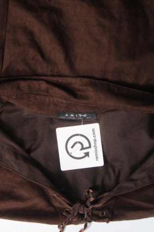 Дамска блуза Amisu, Размер L, Цвят Кафяв, Цена 6,27 лв.