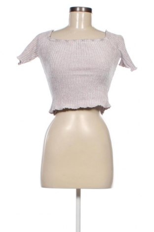 Damen Shirt Bershka, Größe S, Farbe Grau, Preis 5,54 €