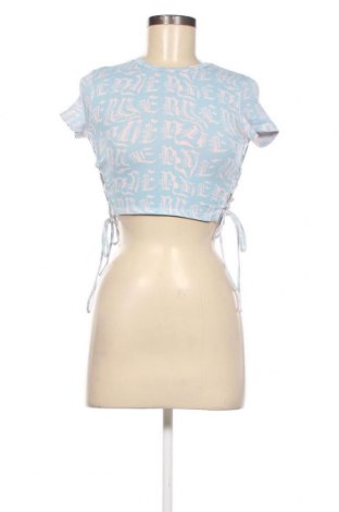 Γυναικεία μπλούζα Bershka, Μέγεθος XS, Χρώμα Μπλέ, Τιμή 9,72 €