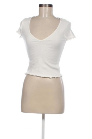 Дамска блуза Bershka, Размер S, Цвят Бял, Цена 18,60 лв.