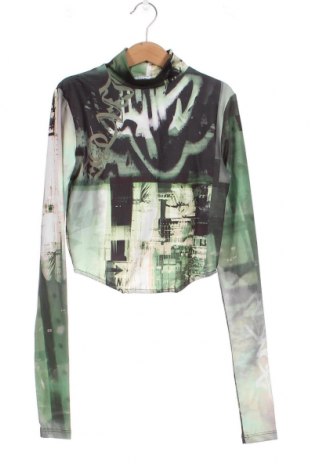 Damen Shirt Bershka, Größe XS, Farbe Grün, Preis 5,25 €