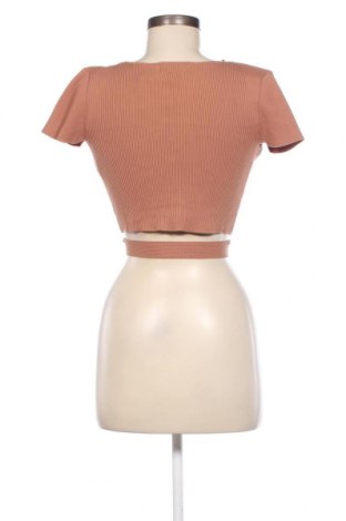 Damen Shirt Bershka, Größe M, Farbe Braun, Preis 4,63 €