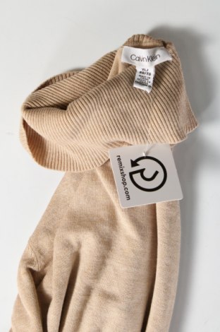 Дамски пуловер Calvin Klein, Размер XL, Цвят Бежов, Цена 43,20 лв.