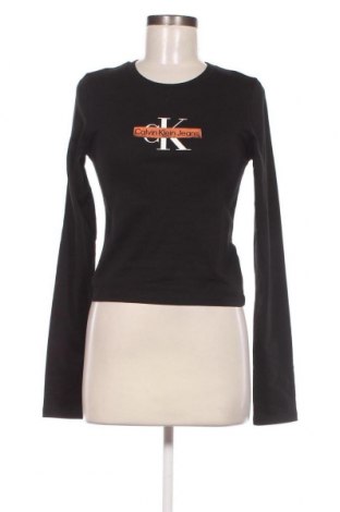 Дамска блуза Calvin Klein Jeans, Размер M, Цвят Черен, Цена 68,20 лв.