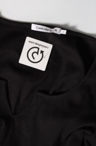 Дамска блуза Calvin Klein Jeans, Размер S, Цвят Черен, Цена 62,00 лв.