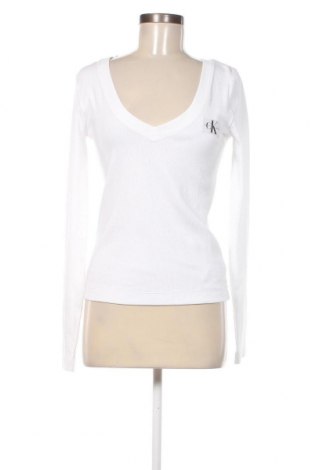 Дамска блуза Calvin Klein Jeans, Размер M, Цвят Бял, Цена 124,00 лв.