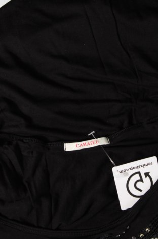 Γυναικεία μπλούζα Camaieu, Μέγεθος L, Χρώμα Μαύρο, Τιμή 5,40 €