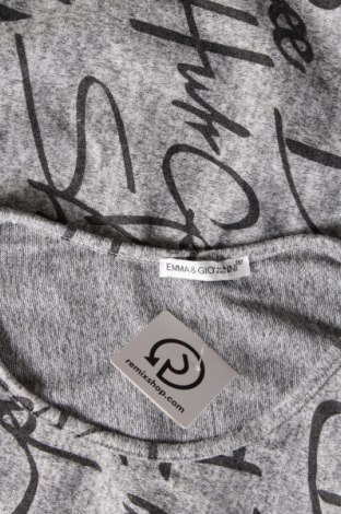 Γυναικεία μπλούζα Emma & Giovanni, Μέγεθος L, Χρώμα Γκρί, Τιμή 3,22 €