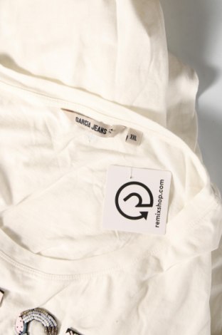 Damen Shirt Garcia Jeans, Größe XXL, Farbe Weiß, Preis 23,66 €