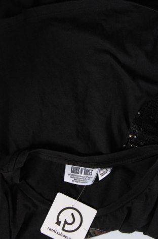 Γυναικεία μπλούζα Guns N' Roses, Μέγεθος XL, Χρώμα Μαύρο, Τιμή 10,64 €