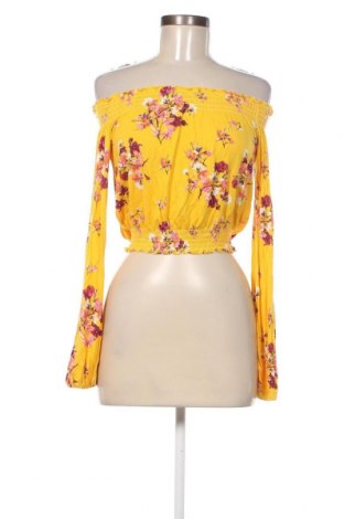 Дамска блуза H&M Divided, Размер XS, Цвят Жълт, Цена 6,08 лв.