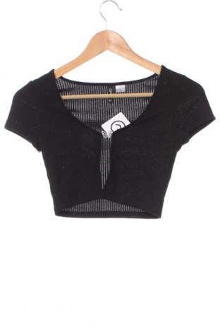 Damen Shirt H&M Divided, Größe XXS, Farbe Schwarz, Preis € 5,25
