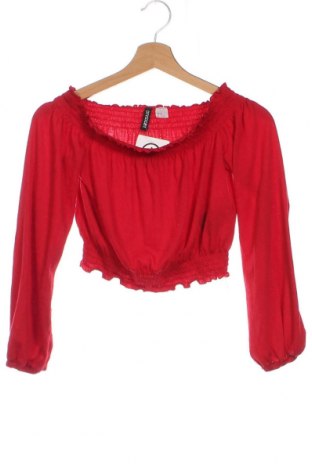 Дамска блуза H&M Divided, Размер XS, Цвят Червен, Цена 9,69 лв.