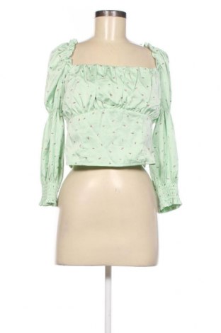 Дамска блуза H&M Divided, Размер XL, Цвят Зелен, Цена 9,71 лв.