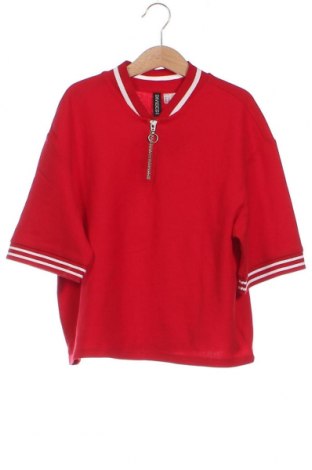 Γυναικεία μπλούζα H&M Divided, Μέγεθος XS, Χρώμα Κόκκινο, Τιμή 6,00 €