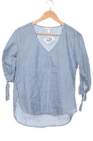 Damen Shirt H&M L.O.G.G., Größe XS, Farbe Blau, Preis € 13,61