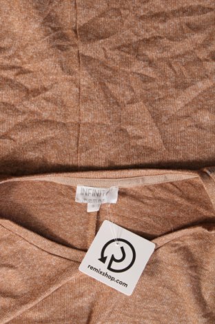 Γυναικεία μπλούζα Infinity Woman, Μέγεθος S, Χρώμα  Μπέζ, Τιμή 3,53 €