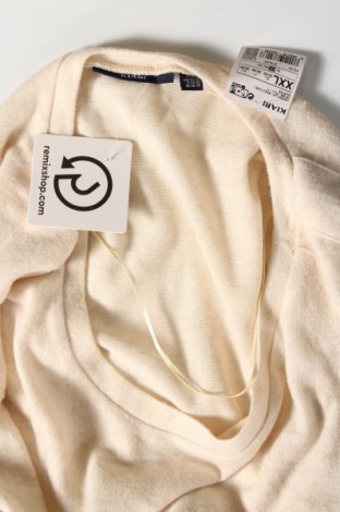 Дамска блуза Kiabi, Размер XXL, Цвят Екрю, Цена 12,40 лв.