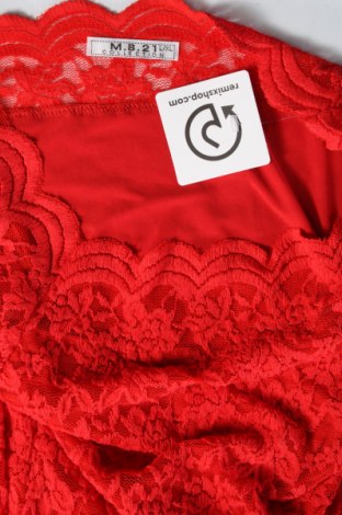 Damen Shirt M.b. 21, Größe L, Farbe Rot, Preis 4,67 €