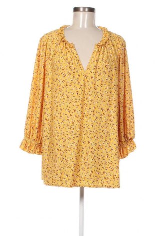Γυναικεία μπλούζα MELLODAY, Μέγεθος XXL, Χρώμα Κίτρινο, Τιμή 13,36 €