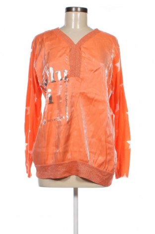 Дамска блуза Made In Italy, Размер M, Цвят Оранжев, Цена 10,91 лв.