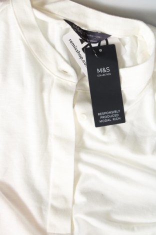 Дамска блуза Marks & Spencer, Размер M, Цвят Бял, Цена 27,90 лв.