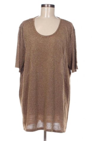 Γυναικεία μπλούζα Mia Moda, Μέγεθος 3XL, Χρώμα Χρυσαφί, Τιμή 10,94 €