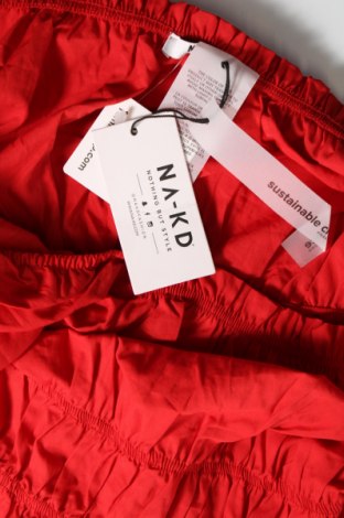 Дамска блуза NA-KD, Размер XL, Цвят Червен, Цена 30,80 лв.