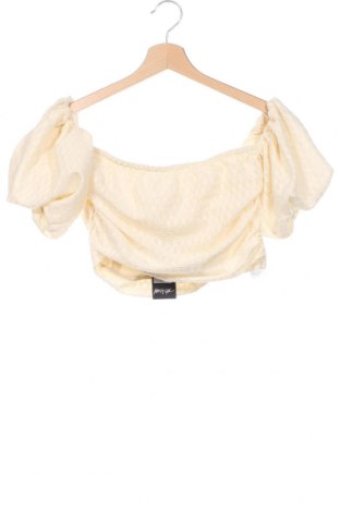 Damen Shirt Nasty Gal, Größe XXS, Farbe Ecru, Preis 7,94 €