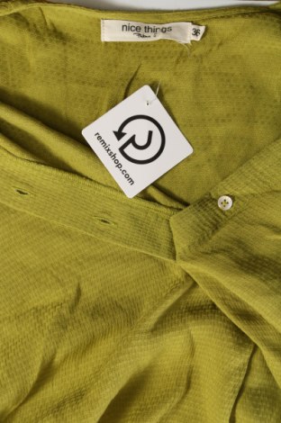 Дамска блуза Nice Things Paloma S., Размер S, Цвят Зелен, Цена 19,20 лв.