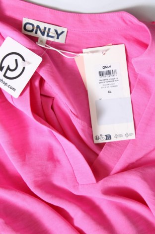 Γυναικεία μπλούζα ONLY, Μέγεθος XL, Χρώμα Ρόζ , Τιμή 23,71 €