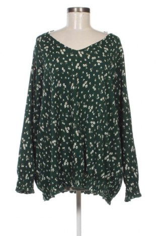 Γυναικεία μπλούζα ONLY Carmakoma, Μέγεθος XXL, Χρώμα Πράσινο, Τιμή 12,37 €