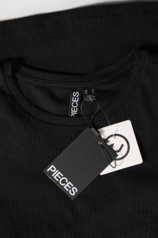Дамска блуза Pieces, Размер S, Цвят Черен, Цена 16,10 лв.