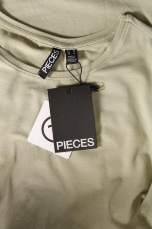 Дамска блуза Pieces, Размер M, Цвят Зелен, Цена 46,00 лв.