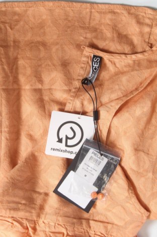 Γυναικεία μπλούζα Pieces, Μέγεθος M, Χρώμα Πορτοκαλί, Τιμή 9,48 €