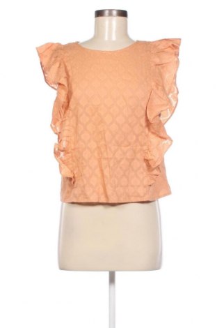 Γυναικεία μπλούζα Pieces, Μέγεθος M, Χρώμα Πορτοκαλί, Τιμή 10,67 €