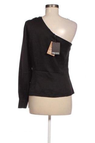 Γυναικεία μπλούζα Pieces, Μέγεθος M, Χρώμα Μαύρο, Τιμή 7,11 €